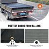 Dump Truck Mesh Tarp, 6 x 14 ft, PVC Coated Black Heavy Duty Cover with 5.5" 18oz Double Pocket, Brass Grommets, Reinforced Double Needle Stitch Webbing Fits Manual or Electric Dump Truck System