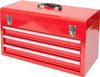 20" Portable 3 Drawer Steel Tool Box with Metal Latch