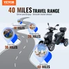 Heavy Duty 4-Wheel Mobility Scooters for Seniors & Adults 450lbs Capacity - 40 Miles 3-Speed Long Range, 500W All Terrain Electric Recreational Scooter Wheelchair with 20Â° Max Climbing Capacity