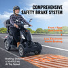 Heavy Duty 4-Wheel Mobility Scooters for Seniors & Adults 500lbs Capacity - 31 Miles 3-Speed Long Range, 800W All Terrain Electric Recreational Scooter Wheelchair with 25Â° Max Climbing Capacity