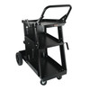 Welding Cart, 3-Tier Welder Cart Heavy Duty with 400 Lbs Weight Capacity, 360Â° Swivel Wheels, Tank Storage Safety Chains, Rolling MIG Welder Cart for TIG, ARC, MMA, Plasma Cutter Welding Machine