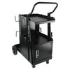 Welding Cart, 2-Tier Heavy Duty Welder Cart with Anti-Theft Lockable Cabinet, 265LBS Weight Capacity, 360Â° Swivel Wheels, Tank Storage Safety Chains, Welding Cabinet for TIG, ARC, Plasma Cutter