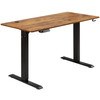 Height Adjustable Desk, 55.1 x 23.6 inï¼ˆ1.4m*0.6mï¼‰, 3-Key Modes Electric Standing Desk,Whole Piece Desk Board, Sturdy Dual Metal Frame, Max. Bearing 180 LBS Computer Sit Stand up Desk, for Home and Office