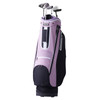 Golf Cart Bag with 14 Way Organizer Divider Top, 36a Multiple Pockets Premium Cart Bag, Durable Golf Bags with Handles & Dust Cover & Detachable Strap for Men & Women, Black Purple