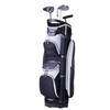 Golf Cart Bag with 14 Way Organizer Divider Top, 36â€ Multiple Pockets Premium Nylon Cart Bag, Durable Golf Bags with Handles & Dust Cover & Detachable Straps for Men & Women, Black Color-Block