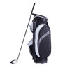 Golf Cart Bag with 14 Way Organizer Divider Top, 36â€ Multiple Pockets Premium Nylon Cart Bag, Durable Golf Bags with Handles & Dust Cover & Detachable Straps for Men & Women, Black Color-Block