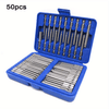 50pcs 75mm Extra Long Drill Bit Set Safety Screwdriver Bit Torx Star Hex Drill Bit