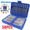 50pcs 75mm Extra Long Drill Bit Set Safety Screwdriver Bit Torx Star Hex Drill Bit