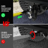 Adjustable Trailer Hitch, 6" Drop/Rise Alloy Steel Drop Hitch With Shackle Hitch, Fits 2-Inch Receiver Only, 12, 500 LBS GTW-Drop Hitch Ball Mount For Heavy Duty Truck, Black