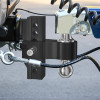 Adjustable Trailer Hitch, 6" Drop/Rise Alloy Steel Drop Hitch With Shackle Hitch, Fits 2-Inch Receiver Only, 12, 500 LBS GTW-Drop Hitch Ball Mount For Heavy Duty Truck, Black
