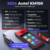 Autel MaxiIM KM100 (X), 2024 Same as KM100 KM100E, KÄ™y Programming Tool, OBD Ã-M-M-O Learning on 99% Cars, 60s KÄ™y Generation & Tansponder, Built-in APB112, Lifetime Free Update, 2PCS Blank KÄ™y
