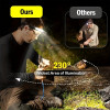 3PCs Powerful LED Multi-mode Induction Headlight, Outdoor Motion Sensor Headlamp, Rechargeable For Running Camping Hiking Etc