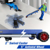 5-in-1 Portable Folding Workbench Miter Saw Stand - Adjustable Height, Detachable, and Compact Design for Woodworking Projects and DIY Enthusiasts - Heavy-Duty and Durable Construction with Sturdy Legs for Enhanced Stability