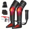 Leg Massager, 3 In 1 Full Leg Massager With Heat And Pressure, 5 Modes, 4 Intensities, 2 Heat Levels, With 4 Extenders, Christmas Gift For Men And Women