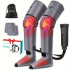 Leg Massager, 3 In 1 Full Leg Massager With Heat And Pressure, 5 Modes, 4 Intensities, 2 Heat Levels, With 4 Extenders, Christmas Gift For Men And Women
