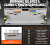 Wheel Alignment Tool, 2-Pack Toe Plates, Camber/Caster/Toe Gauge 0.1Â° Accuracy, Stainless Steel Tool Plate, Magnetic Slots and 6 Alignment Rods, Includes 2 Measuring Tapes & Conversion Chart