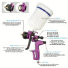 5200B High-End Air Spray Gun Kit with 1.3mm Nozzle, Filter & 20.29oz Capacity - Perfect for Automotive Paint, Varnish & Primer Application Purple Color