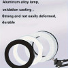 1pc 10X LED Lighted Magnifying Glass with Adjustable Stand - USB-Powered, 3 Color Modes, Stepless Dimming, 360° Rotation, Sleek Design for Home Use