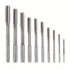 10pcs Findmall Reamer Set, 1/8" - 15/32" Sizes, H7 High-Speed Steel, Straight Flute & Shank - Precision Chucking & Milling Kit for Lathes, Drill Presses & CNC Machines
