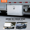 Underbody Truck Box 30"Ã—14"Ã—16" Pickup Storage Box Heavy Duty Aluminum Diamond Plate Tool Box With Lock And Keys Waterproof Trailer Storage Box With T Handle Latch For Truck Van Trailer