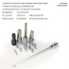 102pcs socket bit tool set, bit SL4-6.5, H7-10, PH1-4, PZ1-4, T20-45, TT40-50, long socket T40-80, M9-16, H5-13, R7-9, short socket. strong and durable. Complete set, Can be used with pneumatic impact wrenches, power tools, etc