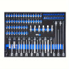 102pcs socket bit tool set, bit SL4-6.5, H7-10, PH1-4, PZ1-4, T20-45, TT40-50, long socket T40-80, M9-16, H5-13, R7-9, short socket. strong and durable. Complete set, Can be used with pneumatic impact wrenches, power tools, etc