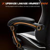 Gaming Chair, Computer Chair With Footrest And Lumbar Support, Height Adjustable Game Chair With 360Â°-Swivel Seat And Headrest And For Office Or Gaming Blue Color