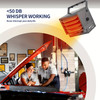 240V 5000W Hardwired Garage Heater - Adjustable Thermostat, 3 Heating Settings, Overheat Protection Manual Control