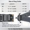 Medium To Large Dogs Soft Nylon Tactical Dog Collar For AirTag, Heavy Duty, Compatible With AirTag Retainer Black