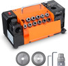 Drill Bits Sharpener, 3-13mm Drill Bits Grinder Sharpener, Lip Relief Angle & 95Â°-135Â° Point Angle Adjustable Drill Bit Re-Sharpener, Portable Sharpening Machine with 11 Collets, CBN & SDC Wheel