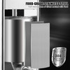 Sausage Stuffer, Manual 7LB/3L Capacity, Two Speed 304 Stainless Steel Sausage Filling Machine With 4 Stuffing Tubes, Silver