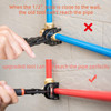 Push to Connect Removal Tool Disconnect Tongs Tool for 1/2â€, 3/4â€, 1â€ Push in Fittings Plumbing Tools for Removal PEX PVC Copper Pipe