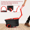 Mop Bucket with Wringer Set, Plus Size 360Â° Mop Bucket Floor Cleaning System with 3 Microfiber Replacement Mop Head Refills, 61" Adjustable Stainless Steel Handle, 2X Wheel for Home Cleaning
