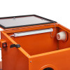 25 Gallon Portable Benchtop Sandblasting Cabinet, 40â€“120 PSI, Heavyâ€‘Duty Steel, Blasting Gun & 4 Ceramic Nozzles