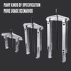 Gear Puller Set, 3 in1 Heavy Duty Bearing/Pulley Puller Kit, Lengthening Styles Cr-V Steel Gear Puller Tool for Removal Bearing, Gear, Pulley, Flywheel. Red