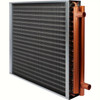 20x20" Water-to-Air Heat Exchanger with Copper Tubes â€“ Hydronic Heating, Wood Furnace Compatible, High-Temp Resistant, Easy Install, No Electricity Required, Durable Steel Design for Heat Recovery Systems