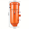 1.6-HP Dust Collection System â€“ Dust Collector Media Reclaimer, 1.8 Gallon Capacity, Universal Fit for Sandblaster Cabinets and Media Blasters