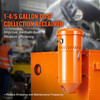 1.6-HP Dust Collection System â€“ Dust Collector Media Reclaimer, 1.8 Gallon Capacity, Universal Fit for Sandblaster Cabinets and Media Blasters