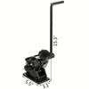 Manual Plate Steel Ring Bender - 13-1/2  Hand Crank Bender for 3 + Circular Rings, Heavy-Duty Portable Industrial Tool with Ergonomic Handle, No Assembly Required, Metalworking Equipment | Sturdy Base Design | Robust Machinery, Metal Bending Tool