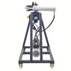 750W Electric Tube Bending Machine With 6L Hydraulic Cylinder, 3 Dies, 180Â° Max Angle, Casters For 3/4 To 2 Inch Pipes In Workshop