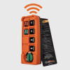 Prowinch 1 ton 2200 lb 110V Electric Wire Rope Hoist 38 ft. Wireless w/ Power Trolley H1 Duty PWX2200Ru
