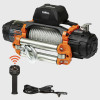 Prowinch 13500 lbs Electric Waterproof Winch Steel Rope Steel Roller 12V Wireless PWXR13500i12Vb