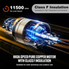 Quality Import Electric Chain Hoist 2200 lbs, 10 ft Lift, 120V Single Phase, Double Chain, 10 ft Wired Remote - image 4