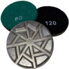 3" Metal Transition Grinding Pucks 80-Grit
