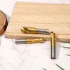 6pcs Spot Weld Drill Bit, 1/4in/6.5mm 5/16in/8mm 3/8in/10mm High Speed Steel Spot Weld Cutter Titanium Coated