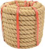 Natural Hemp Rope (1 in X 50 Ft) Twisted Manila Rope Thick Jute Rope for Crafts, Porch Swing Rope, Hemp Rope for Decor, Railing, Docks, Landscaping