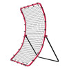 Baseball And Softball Rebounder Net, 4 x 5.5 ft PitchBack Baseball Pitching Nest, Pitch Return Trainer Rebound Net with Pitching Target, All Angle Fielding Rebound Net for Grounders Pop Flies