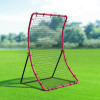 Baseball And Softball Rebounder Net, 4 x 5.5 ft PitchBack Baseball Pitching Nest, Pitch Return Trainer Rebound Net with Pitching Target, All Angle Fielding Rebound Net for Grounders Pop Flies