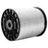 Polyester Pull Tape, 3/4" x 528' Mule Tape Flat Rope, 2500 lbf Tensile Capacity, Printed Webbing Cable Pulling Tape for Packaging, Gardening, Commercial Electrical, Conduit Work, White