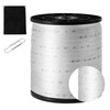 Polyester Pull Tape, 3/4" x 528' Mule Tape Flat Rope, 2500 lbf Tensile Capacity, Printed Webbing Cable Pulling Tape for Packaging, Gardening, Commercial Electrical, Conduit Work, White